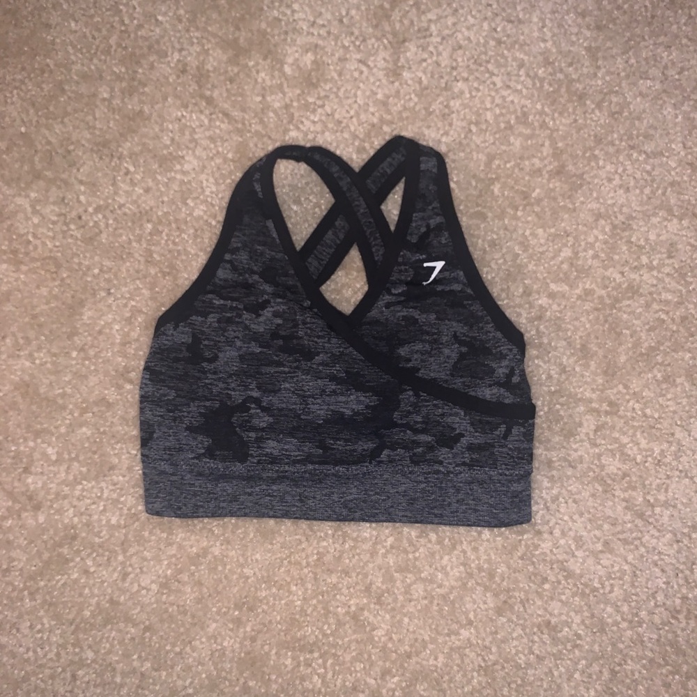 Gymshark Camo seamless sports bra